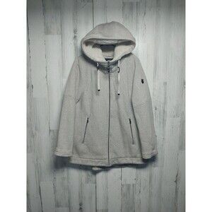 1 Madison Expedition Heritage Collection Jacket Women's Knit Full Zip Hooded  LG